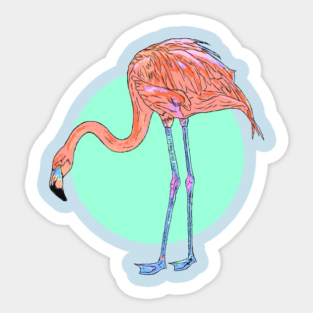 Flamingo Sticker by Brieana